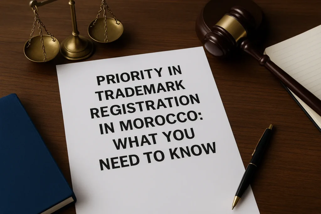 Priority in trademark registration in Morocco with OMPIC – Legal Morocco